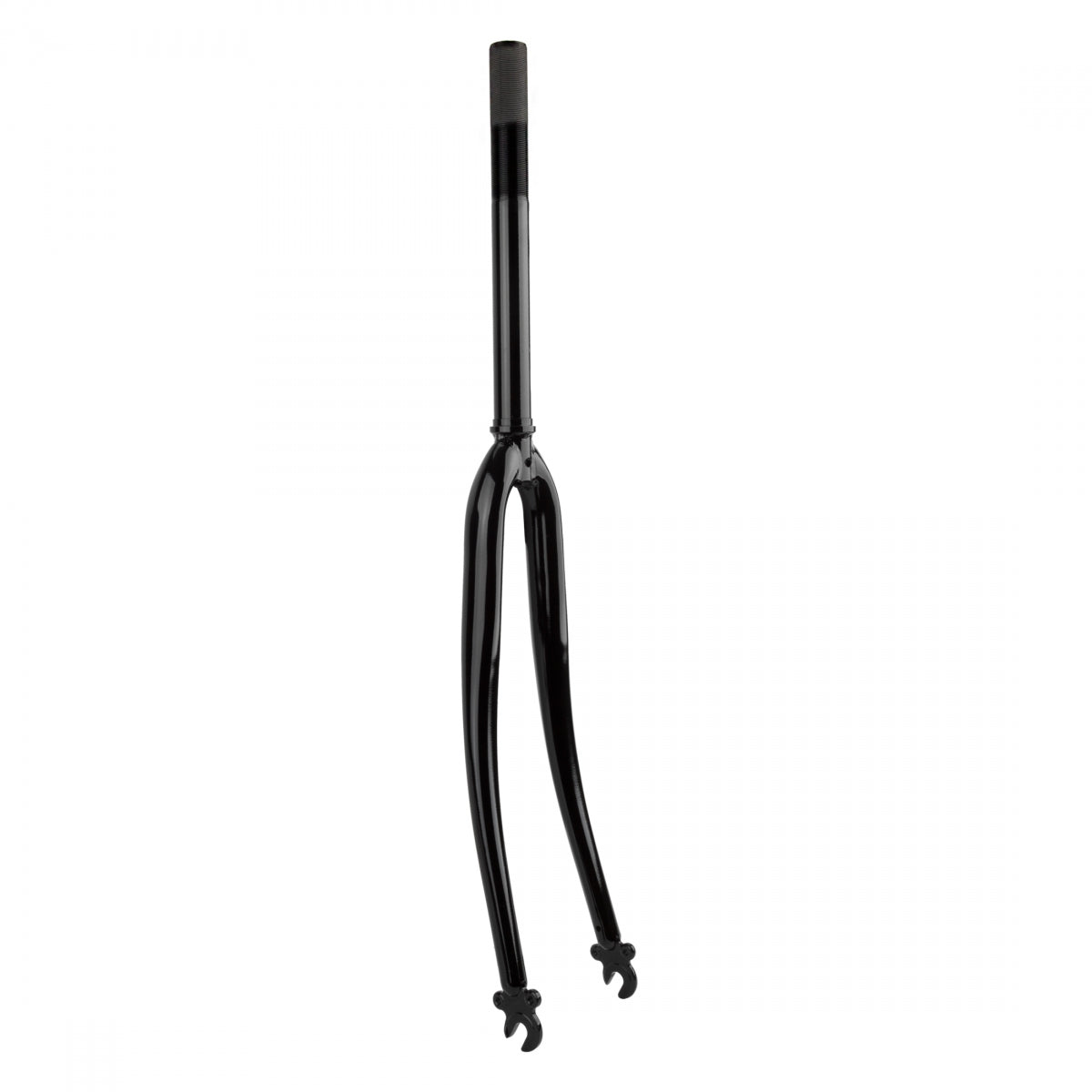 Sunlite Road Fork, 700c, CroMo, 250mm Steerer x 100mm Thread x 22.2 x 27.0mm Race Diameter, Black