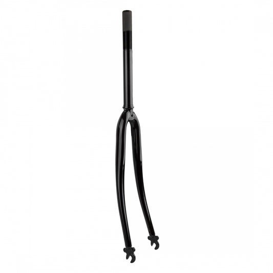 Sunlite Road Fork, 700c, CroMo, 250mm Steerer x 100mm Thread x 22.2 x 27.0mm Race Diameter, Black