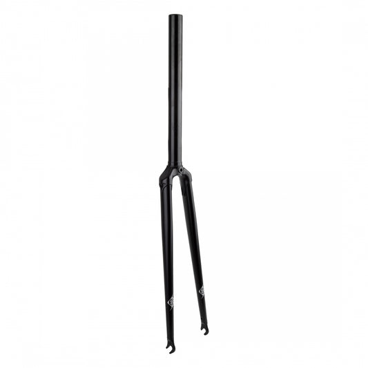 Origin8 Cr-Mo Lite II Road Fork, 700c, 1 1/8" x 300, 57mm Reach, Black