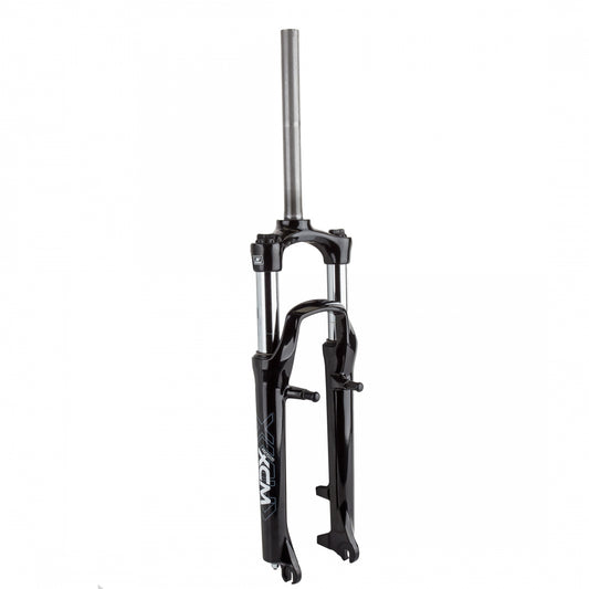 SR Suntour 2013 XCM 26" Suspension Fork with Coil Spring, 1", Threadless, QR9, Disc/Cantilever, Black
