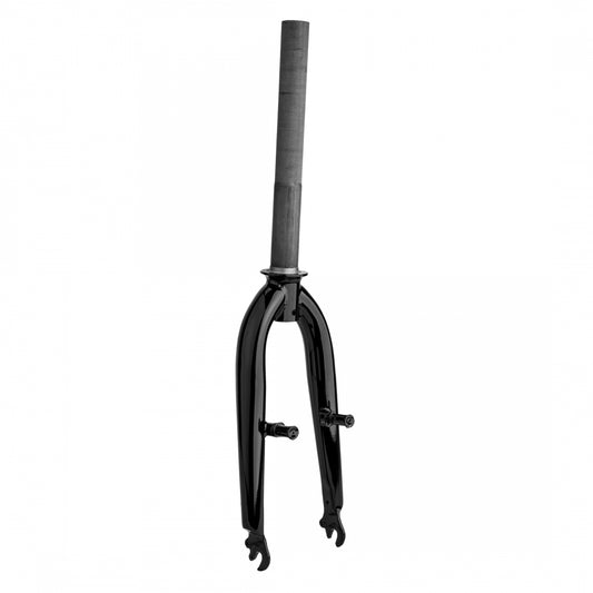 Sunlite 16" Recumbent Fork, V-Brake Mount, Chromoly, 250mm Steerer x 155mm Thread x 25.4 x 30.0mm Race Diameter, Black