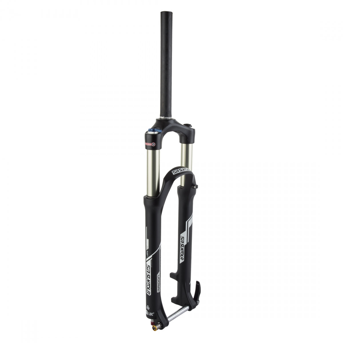 SR SuntourÂ Raidon 29" Suspension Fork, Threadless, 1 1/8", 15mm Thru-Axle, Disc Only, Black