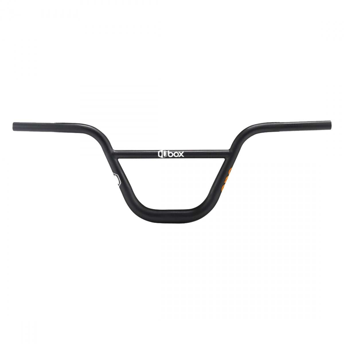 Box Components Box One Flat 3 Back 2 Up Handlebar BMX Handlebar, 8", 31.8mm, Black, 8x31.8, Chromoly