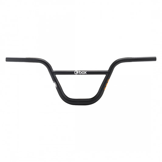Box Components Box One Flat 3 Back 2 Up Handlebar BMX Handlebar, 8.5", 31.8mm, Black, 8.5x31.8, Chromoly