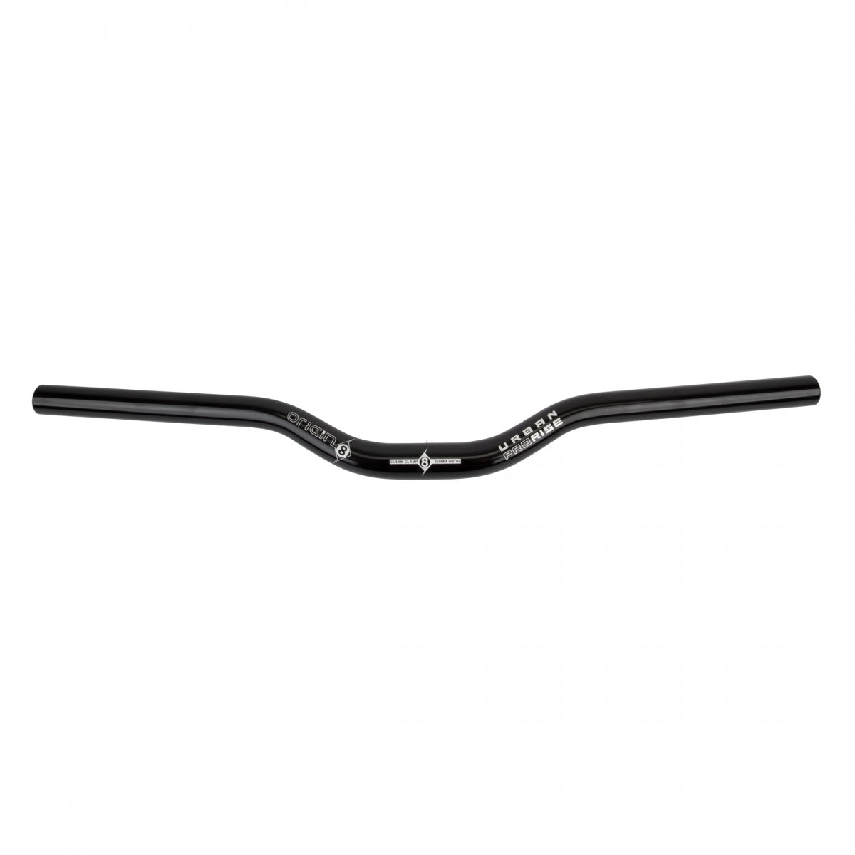 Handlebar Origin8 Mtb Aly Rise P/U 25.4X2X560X5D Black