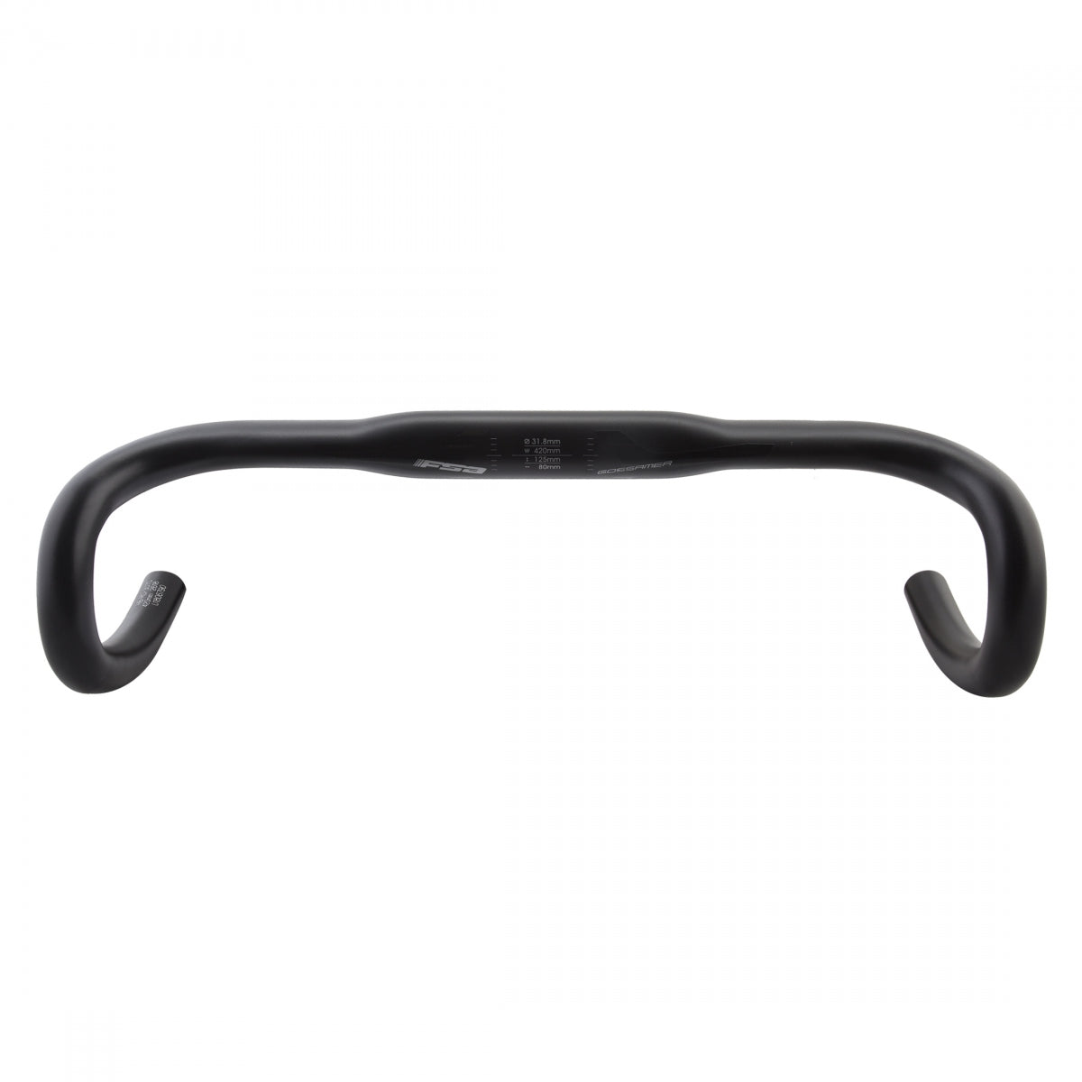 Handlebar Fsa Gossamer Wing Ct 31.8X42 Black Aly