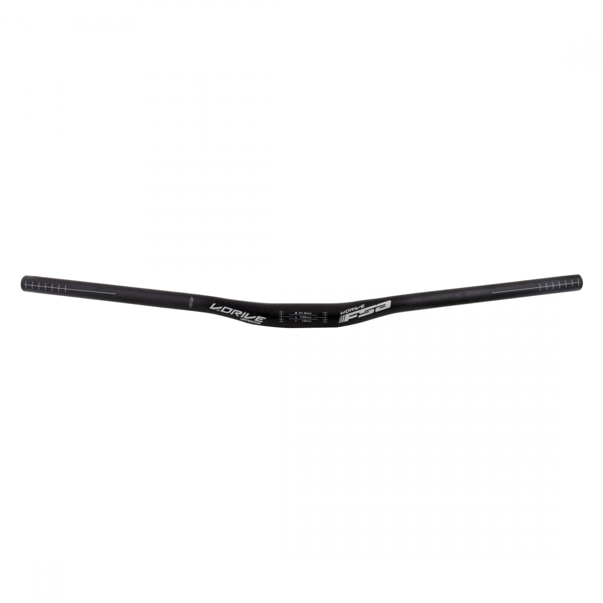 Handlebar Fsa V-Drive Mtn Riser 31.8X15X740 Black (J)