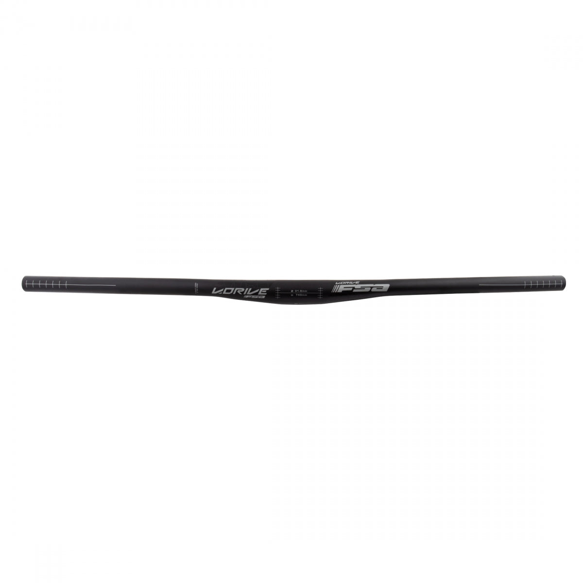 Handlebar Fsa V-Drive Mtn Flat 31.8X740Mm Black (J)