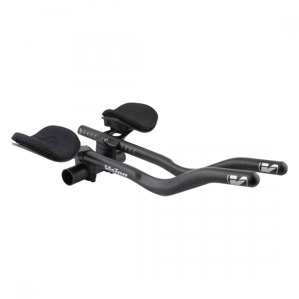 Vision TriMax Carbon Clip-ons, 210–360mm Extension Range, JS-Bend Shape, Aero Bar Add-on – Carbon