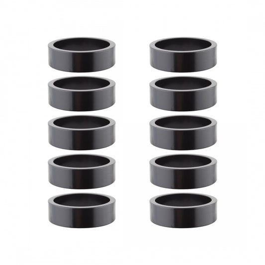 Head Part Origin8 Spacer Aly 10Mmx1-1/8 Black Bgof10