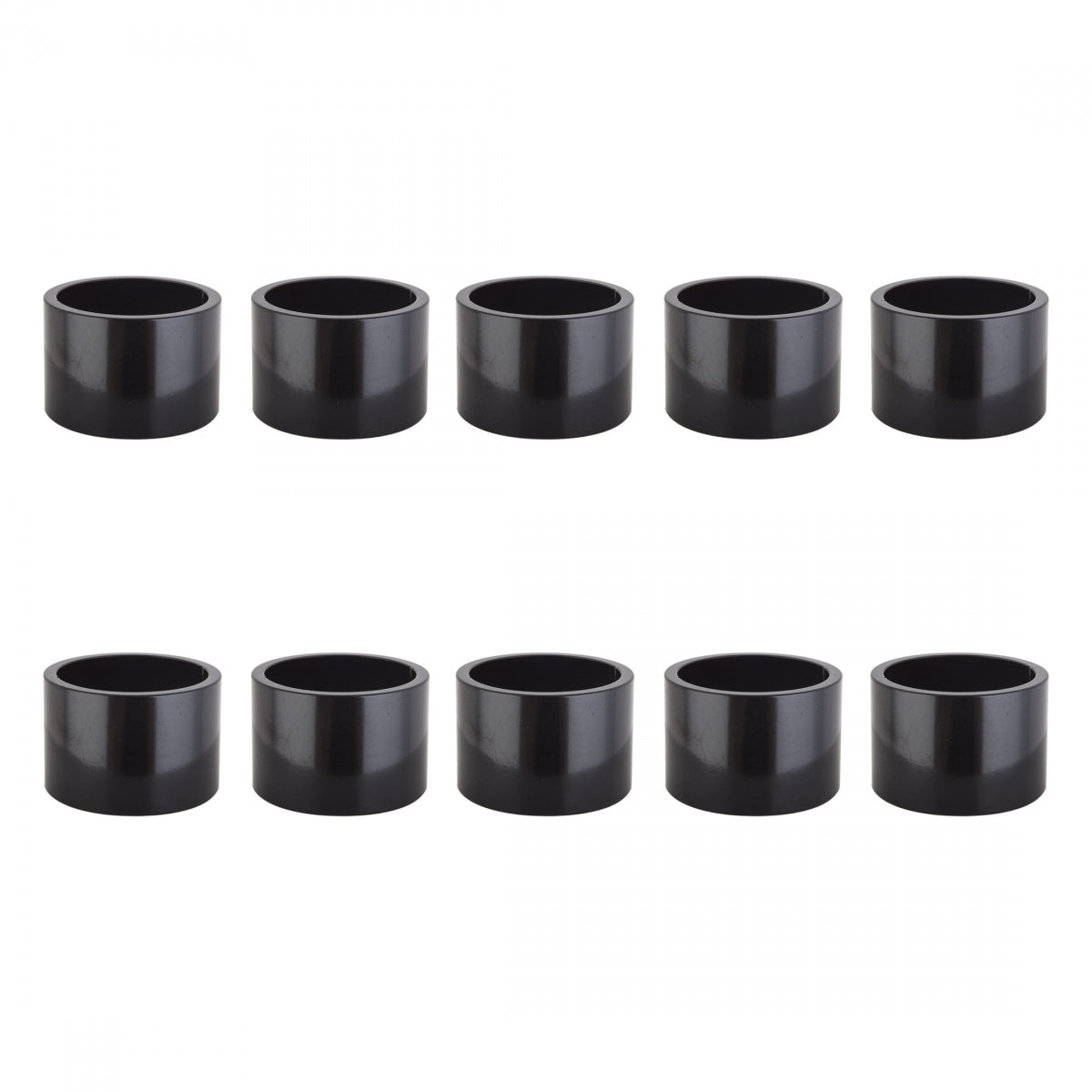 Head Part Origin8 Spacer Aly 20Mmx1In Black Bgof10