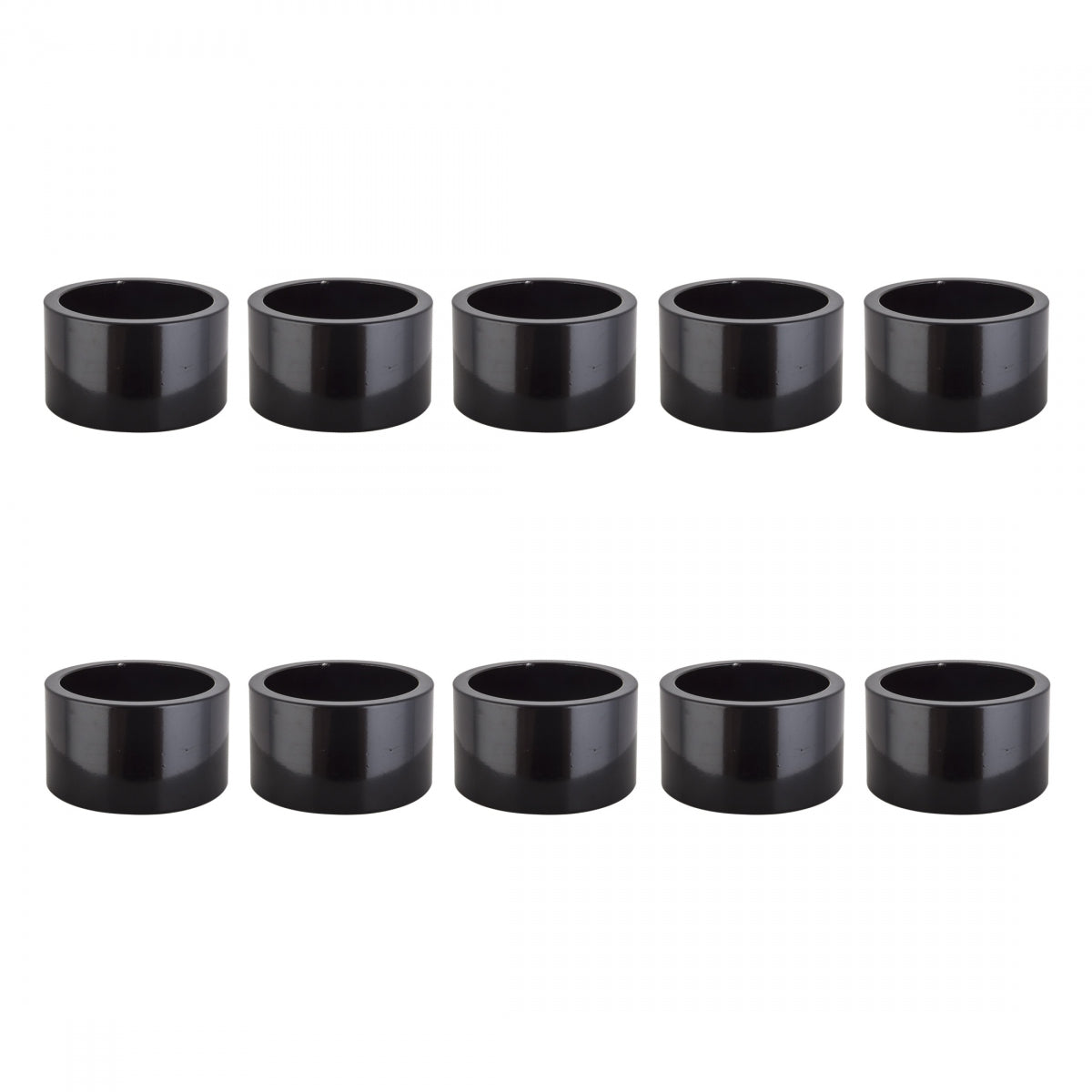 Head Part Origin8 Spacer Aly 20Mmx1-1/8 Black Bgof10