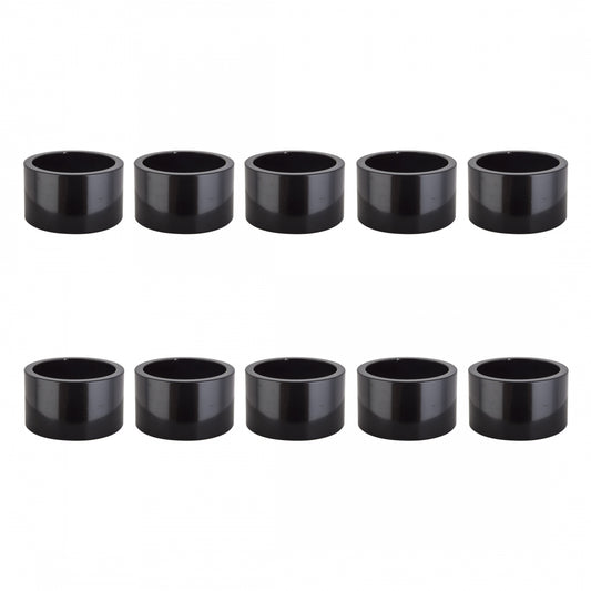 Head Part Origin8 Spacer Aly 20Mmx1-1/8 Black Bgof10