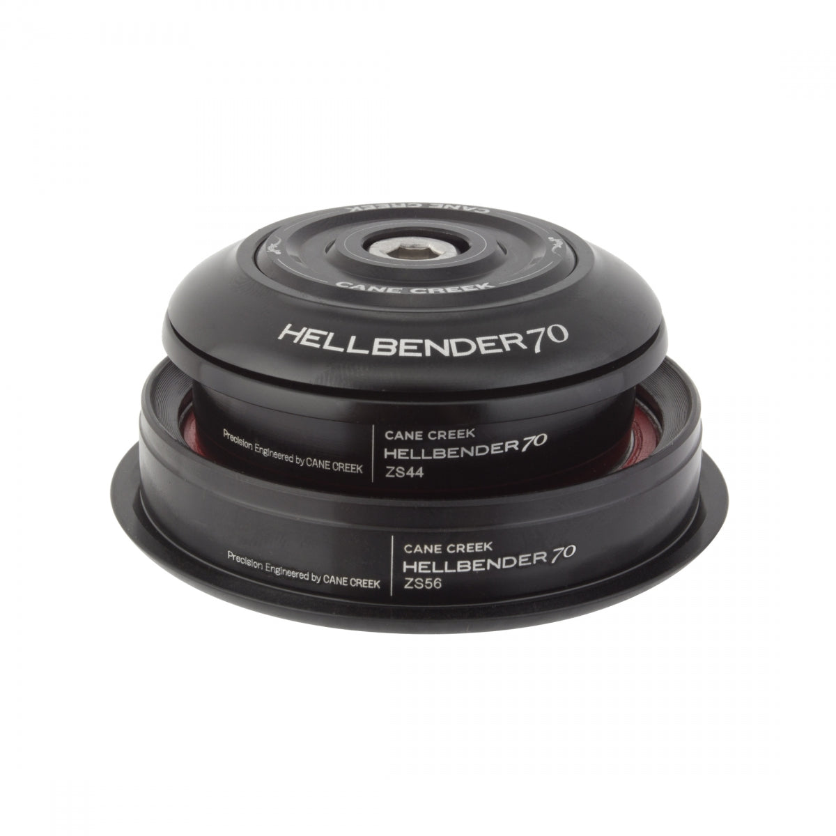 Headset Cc Semi-Int Hellbender 70Series 1-1/8X1.5 Black Zs44/28.6/H8|Zs56/40/H4