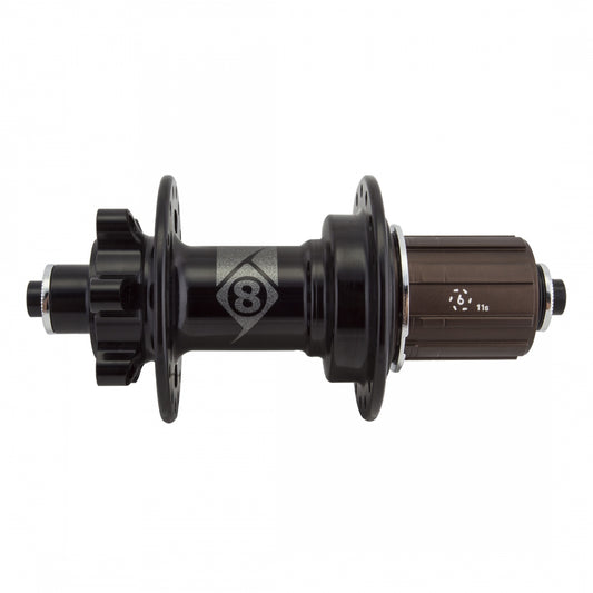 Hub Rr Origin8 Mt1110 Elite Qr 6B 32X135 11S Cass Shi Sb Black No Skewer