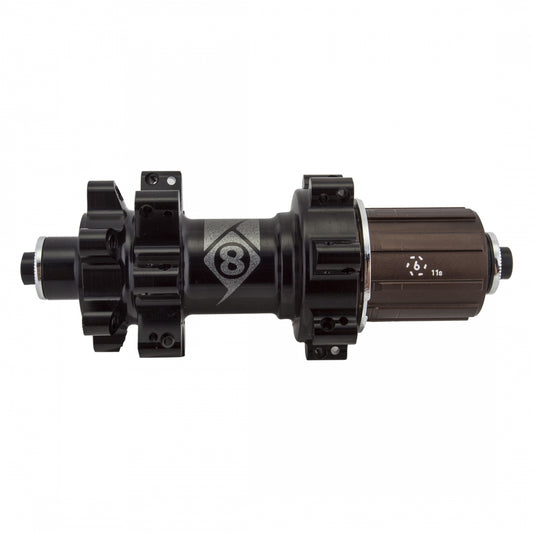 Hub Rr Origin8 Cx/Gx1110 Elite Qr 6B 28X135 11S Cass Shi Sb Black No Skewer Straight Pull