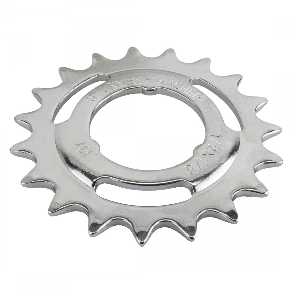 Hub Part S/A Hsl-836 Sprocket Dished 19T 1/8 Chrome Plated