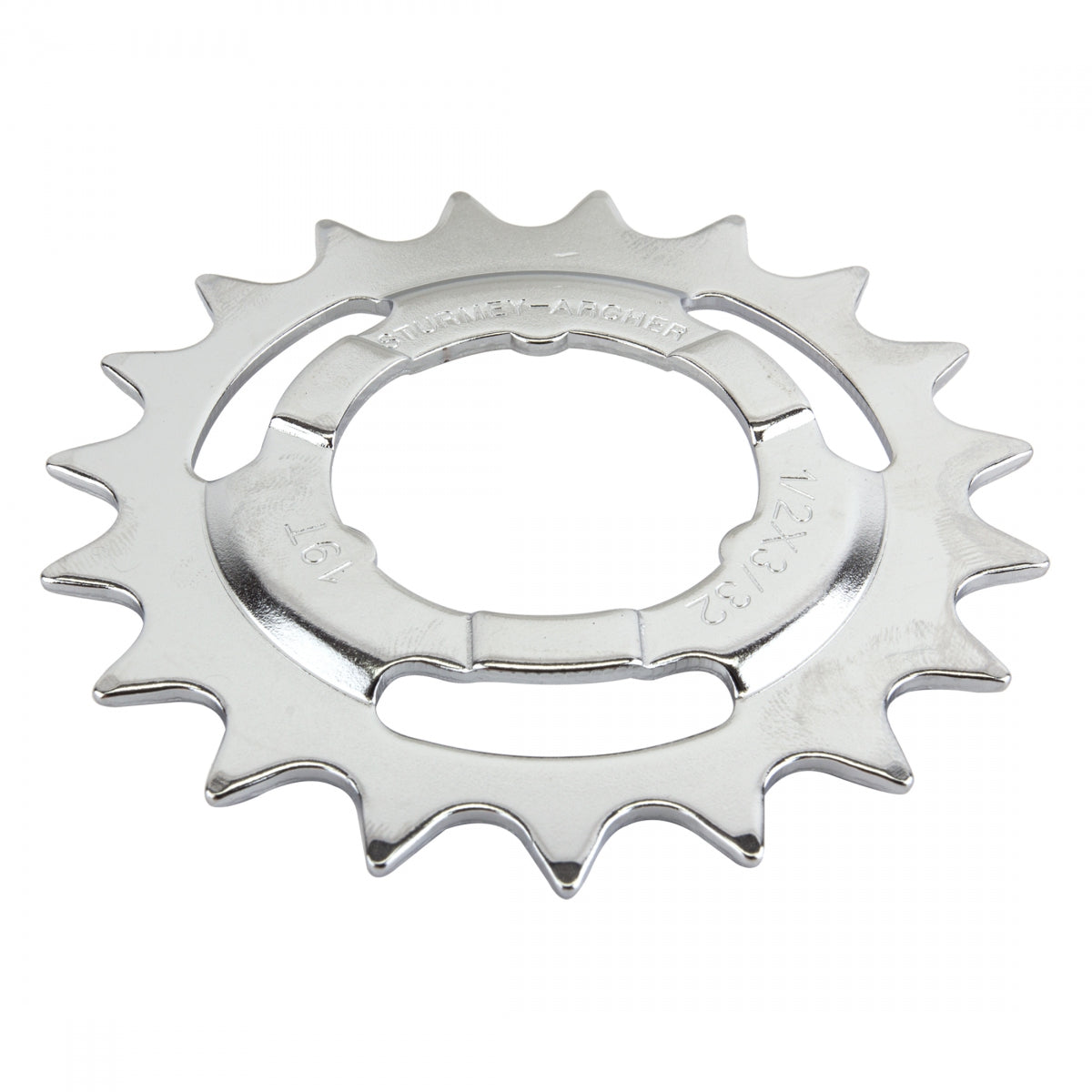 Hub Part S/A Hsl-858 Sprocket Dished 19T 3/32 Chrome Plated