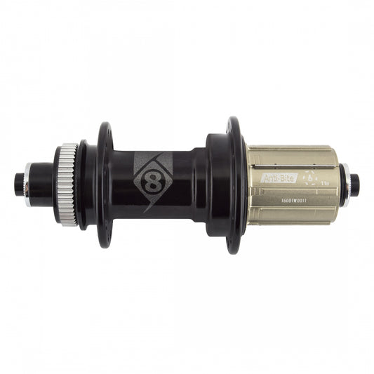 Hub Rr Origin8 Rd1110 Elite Qr Cl 24X135 11S Cass Shi Sb Black No Skewer