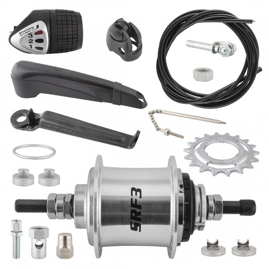 Hub Rr S/A 3Sp Srf3 Fw 36 Aly Sl W/Trim Kit/Twist-Shifter Tss33/Casing 1700Mm 18T 163/118Mm Non-Rotary