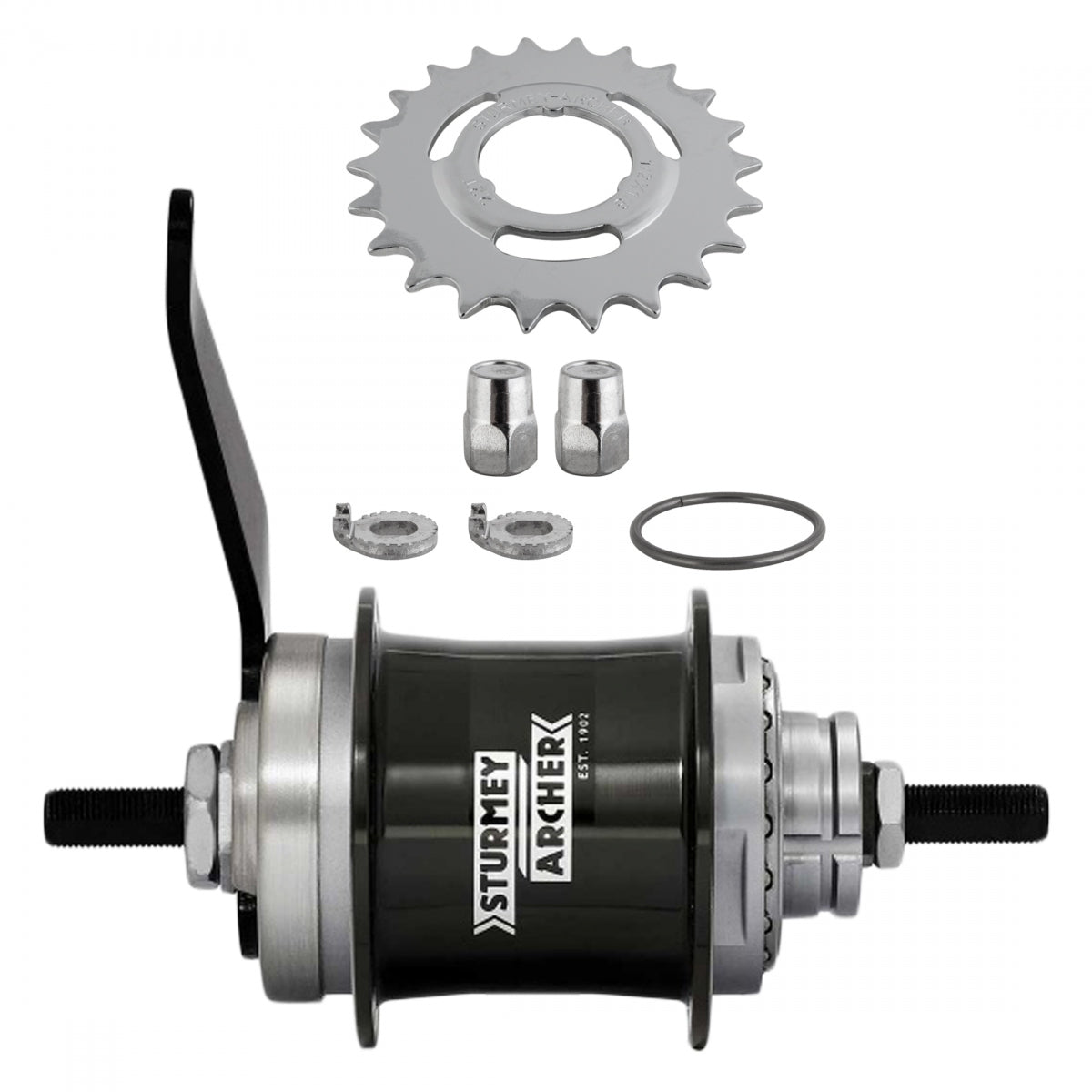 Hub Rr S/A 2Sp S2C 36Cb Aly Kickshift Black