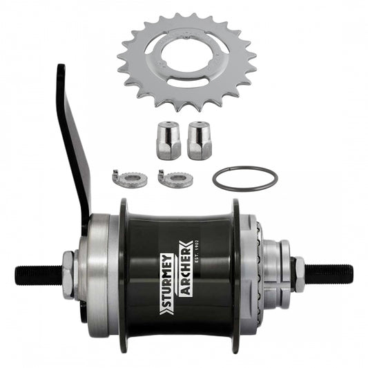 Hub Rr S/A 2Sp S2C 36Cb Aly Kickshift Black