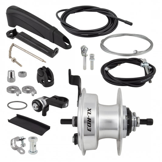 Hub Rr S/A 3Sp Xlrd3 Drum 90Mm 36 Sl W/Trim Kit/Thumb-Shifter Sls30-T 163/118Mm 18T Non-Rotary