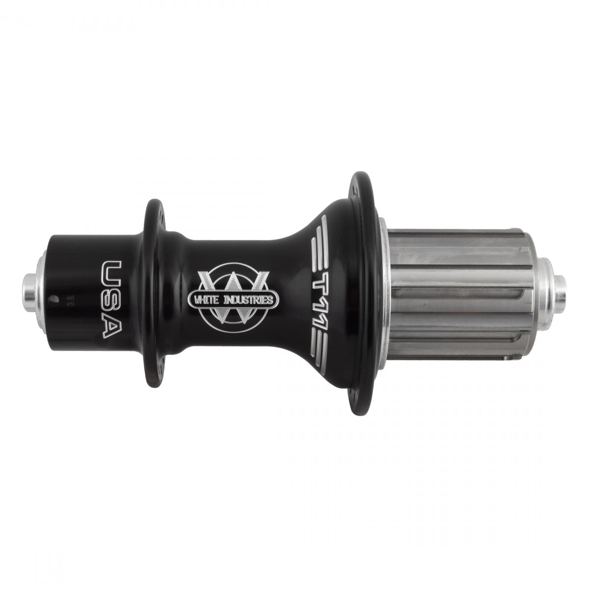 Hub Rr White Ind T11 32X130X5Mmqr 10-11Scas Ti Non Disc Black
