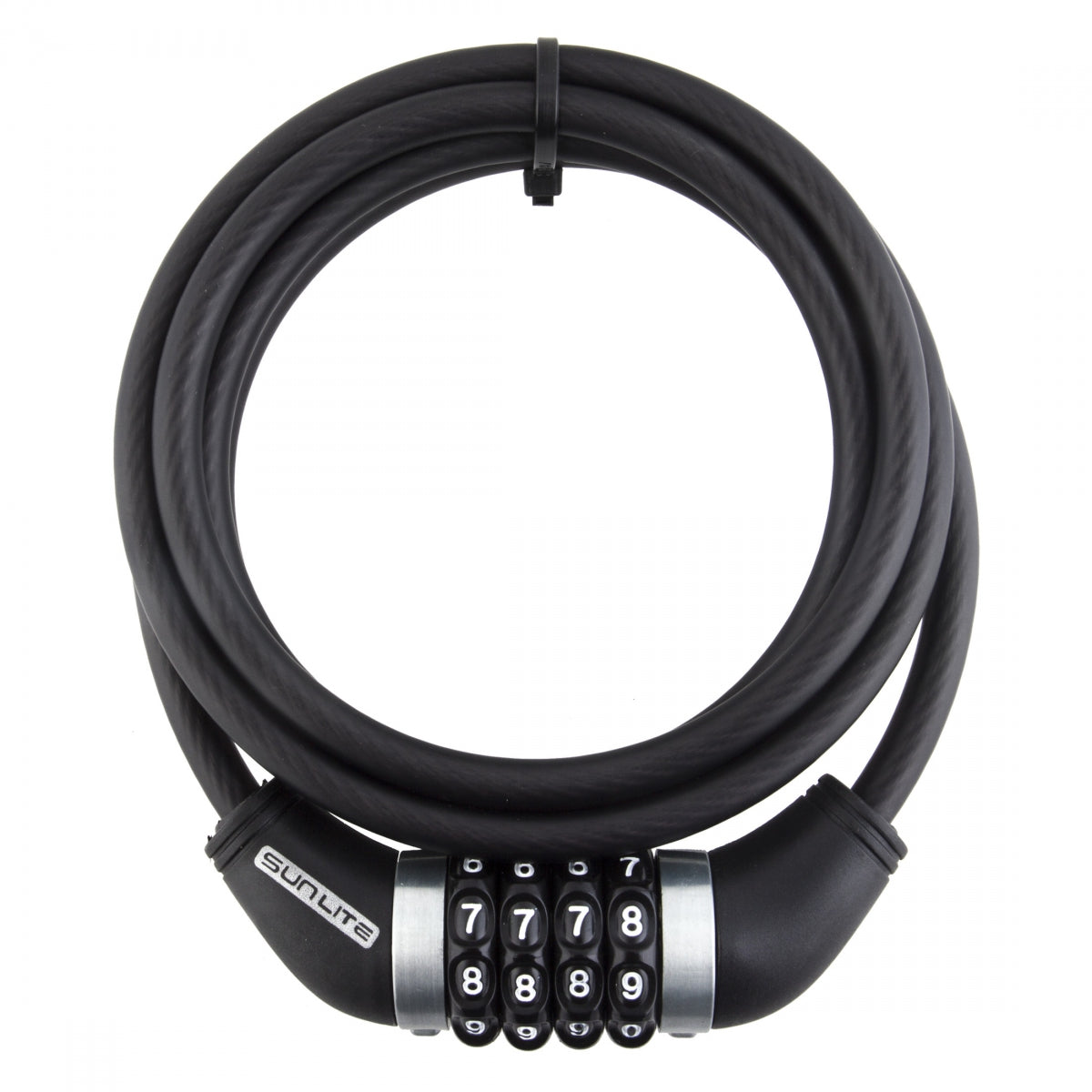 Lock Sunlite Cbl 8Mmx6F Com Coil *Bulk* No-Bracket Black
