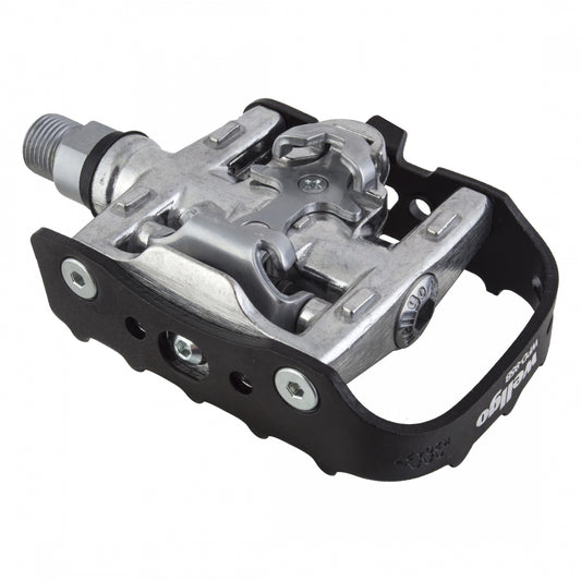 Pedals Wellgo Mtb 95B 1-Side Clples Sl/ Black 9/16