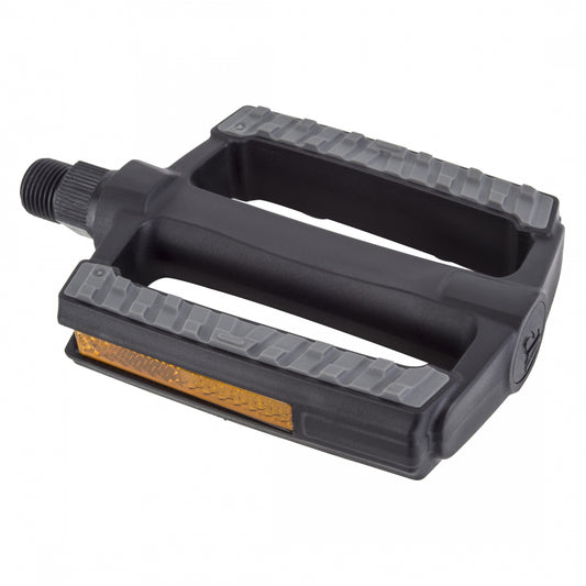 Pedals Sunlite Platform Hawthorne Black/Gy 9/16 W/Rubber
