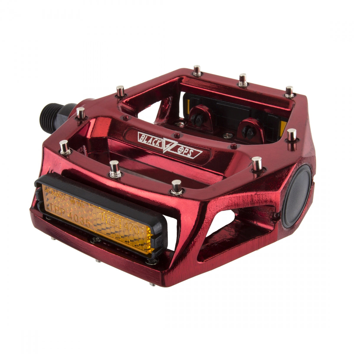 Black Ops Aly Chromoly Ano Clipless Pedals 9/16" Red