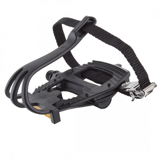 Pedals Sunlite Sport Road 9/16 Black W/Clips/Straps