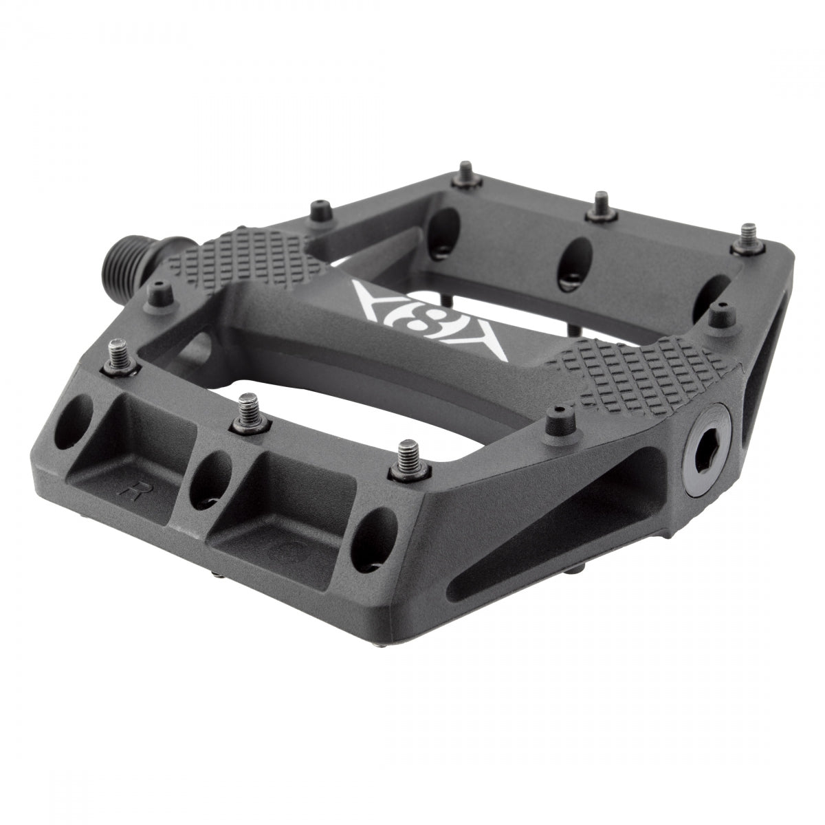 Pedals Origin8 Strapd 9/16 Black