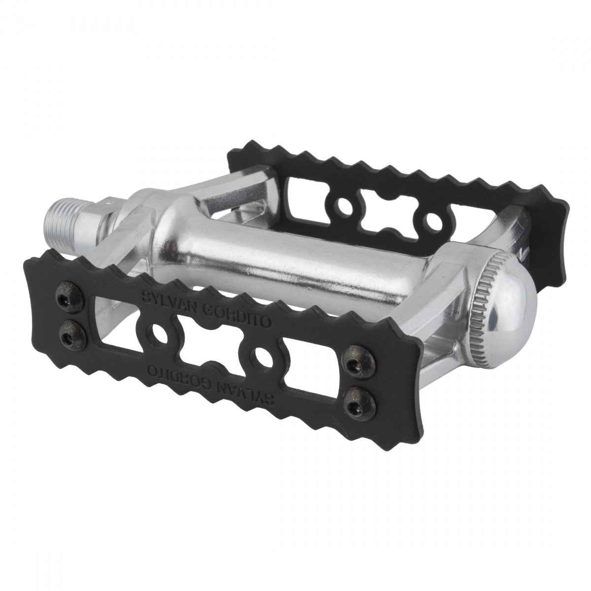 MKS Sylvan Gordito Black Clipless Pedals 9/16" Silver