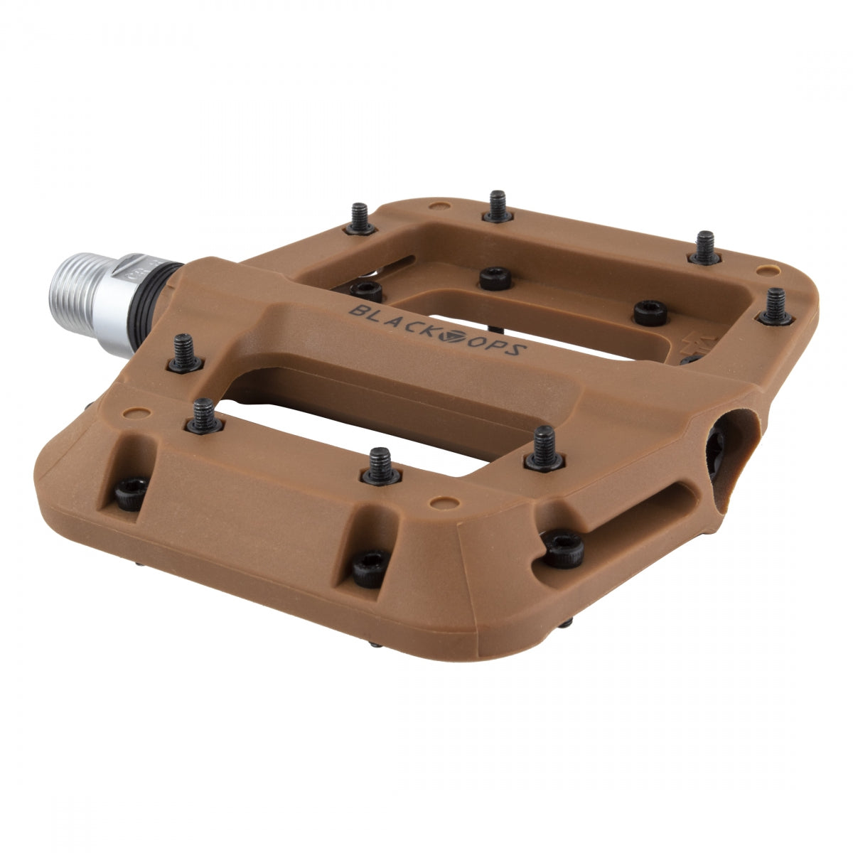 Black Ops Ops Park Rat Gum Clipless Pedals 9/16" Black