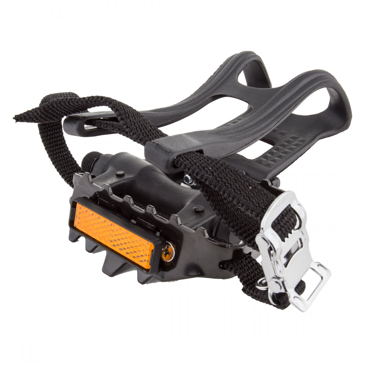 Pedals Sunlite Mtb Lopro Pl/Stl Wclp&Strps9/16