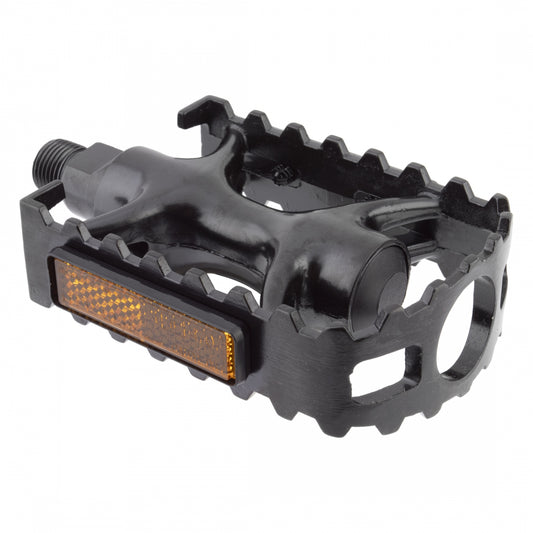 Pedals Sunlite Sport 1Pc Aly 9/16In Black