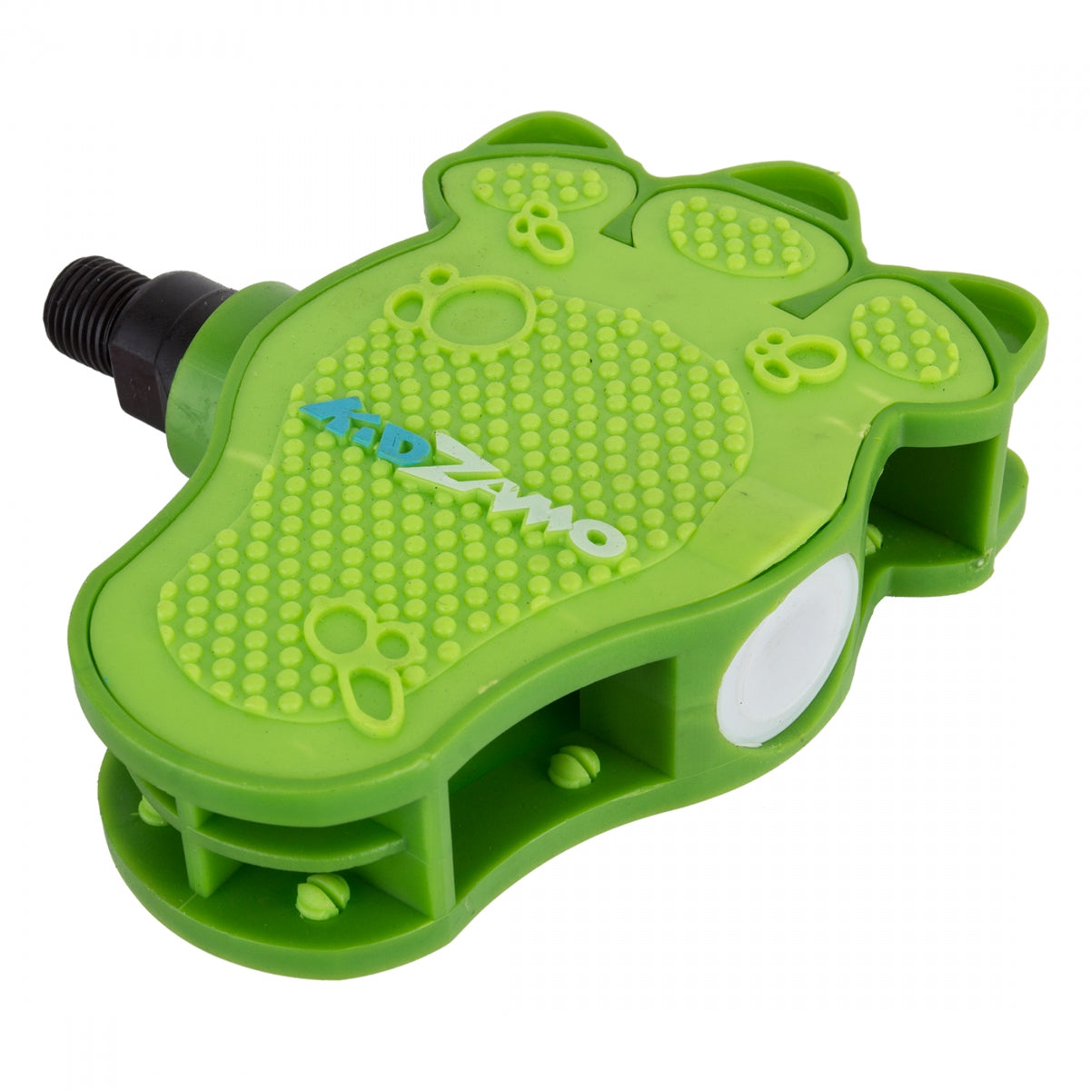 Kidzamo Juvenile Plastic Fucille Clipless Pedals 1/2" Orange