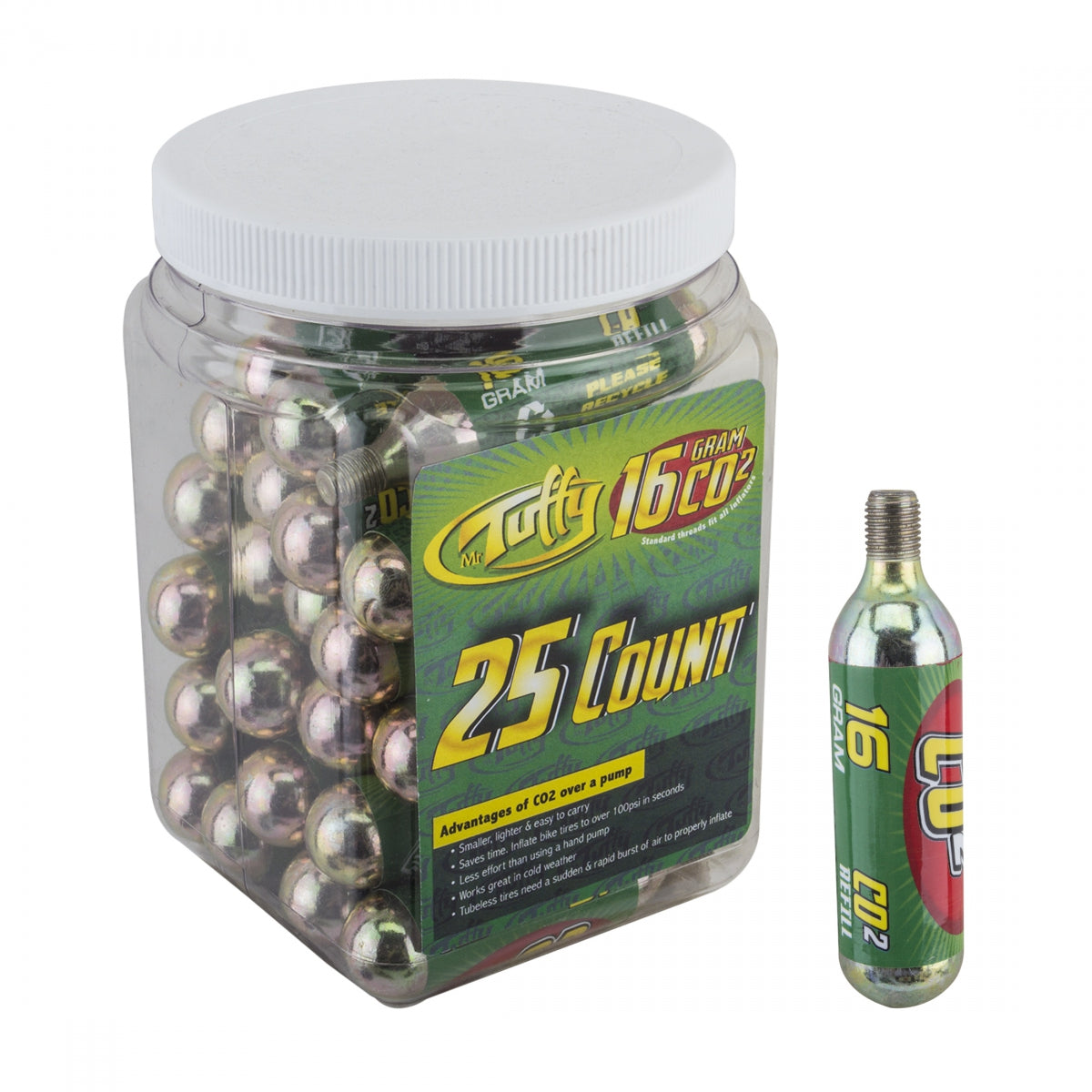 Pump Mr Tuffy Co2 16G Thrd Jarof25
