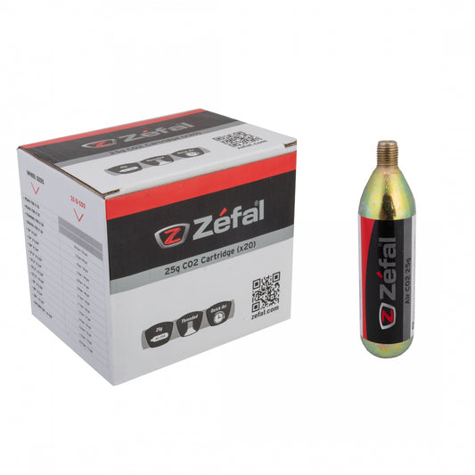 Pump Zefal Co2 Cart 25G Thrd Bxof20