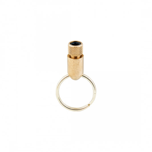 Pump Adapter Presta Bullet Key Chain Brass