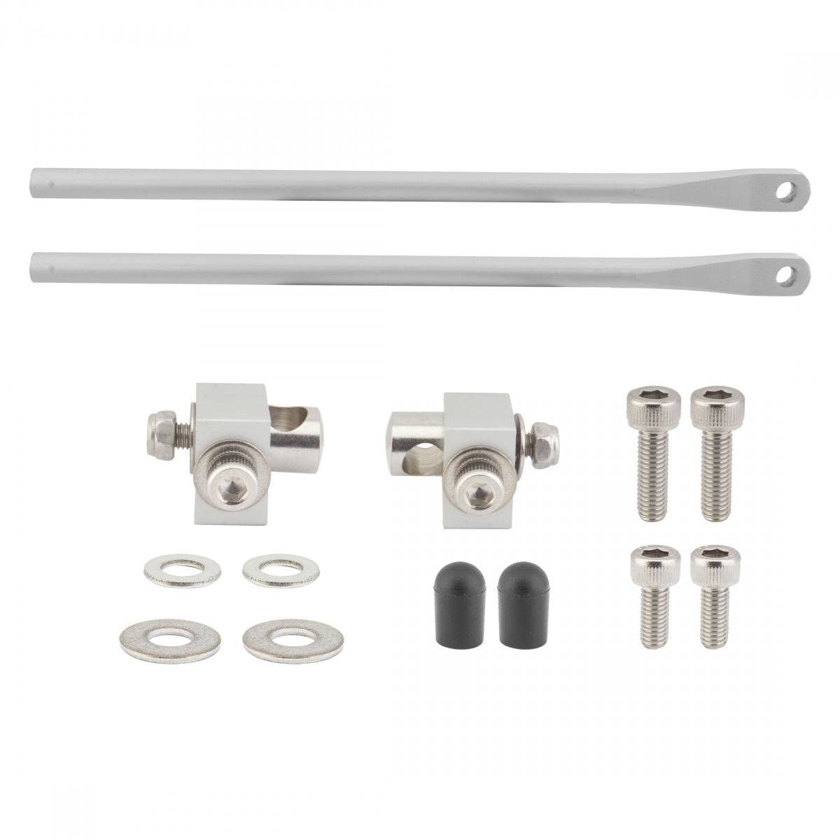 Bike Rack Rr Tubus Mounting Set 190Mm W/Clamps & Hdwr Sl