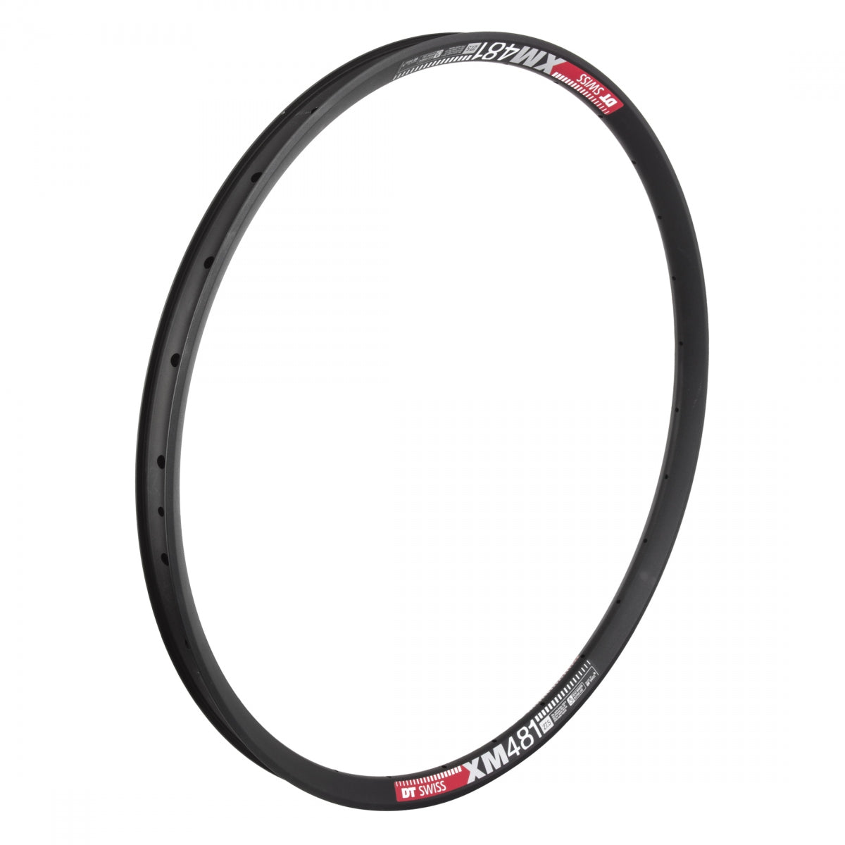 DT Swiss XM481 27.5 in Bicycle Rim Black Disc Brake