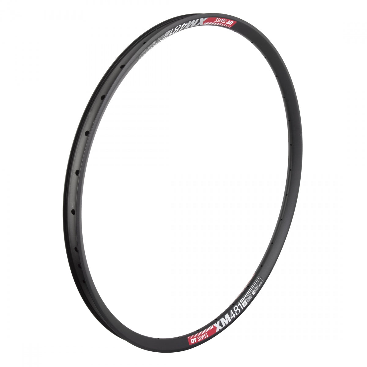 DT Swiss XM481 700C Bicycle Rim Black 32H Disc Brake