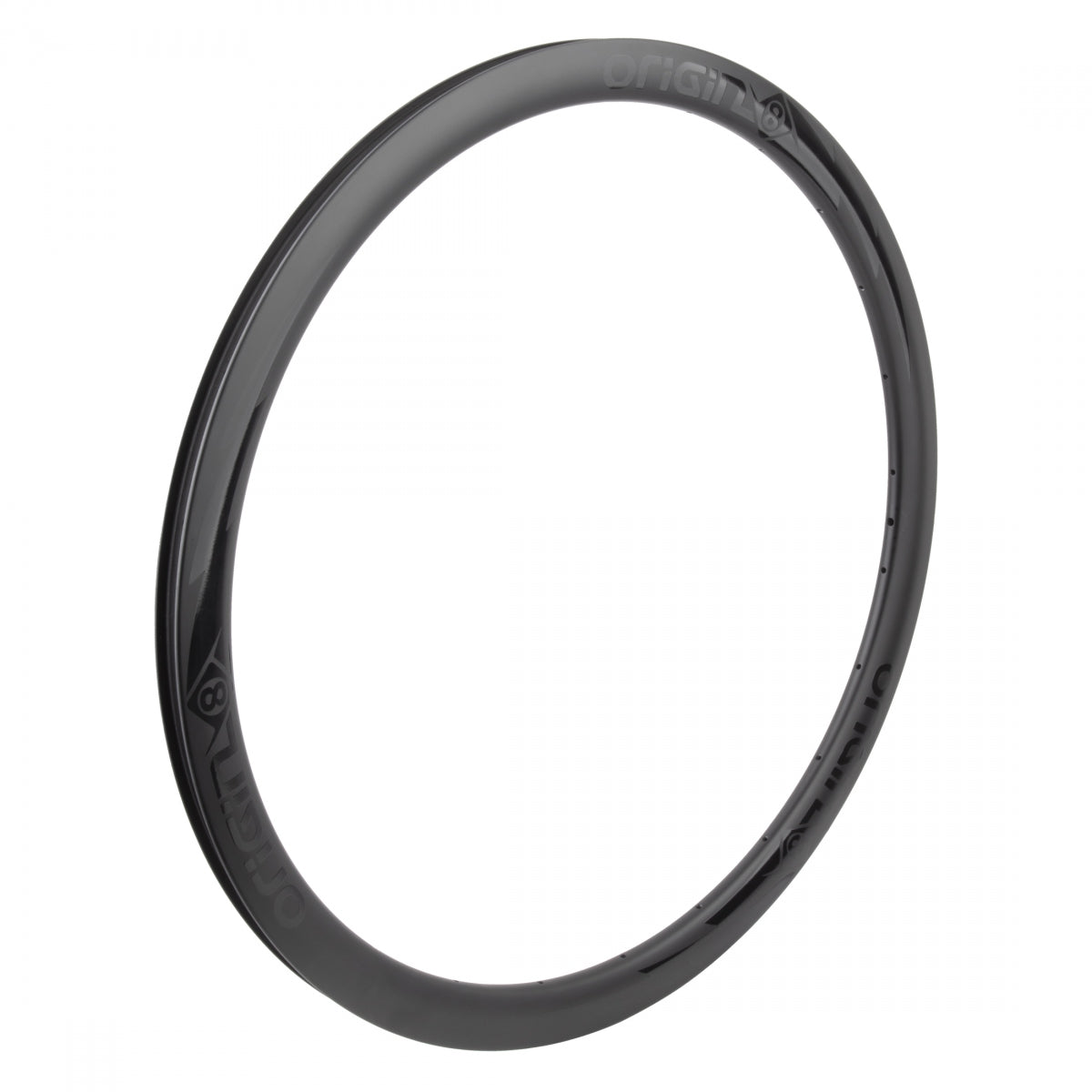 Origin8 Origin8 700C 622X19X38 Bolt 700C Carbon Fiber Bicycle Rim Black Disc Brake