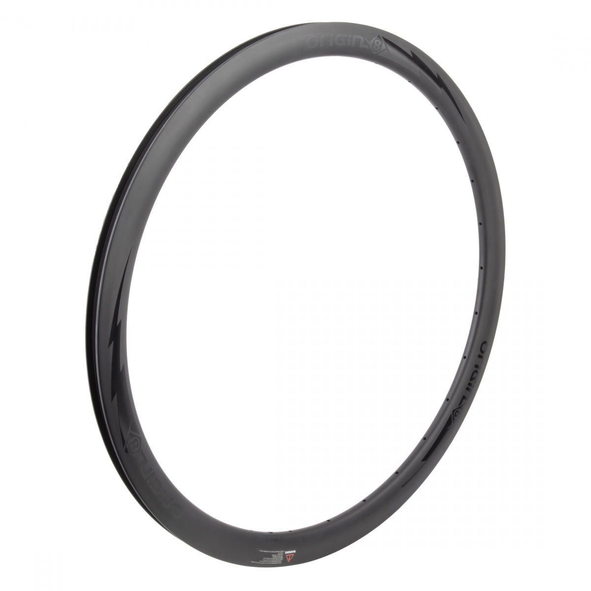 Origin8 Origin8 700C 622X19X38 Bolt 700C Carbon Fiber Bicycle Rim Black Disc Brake