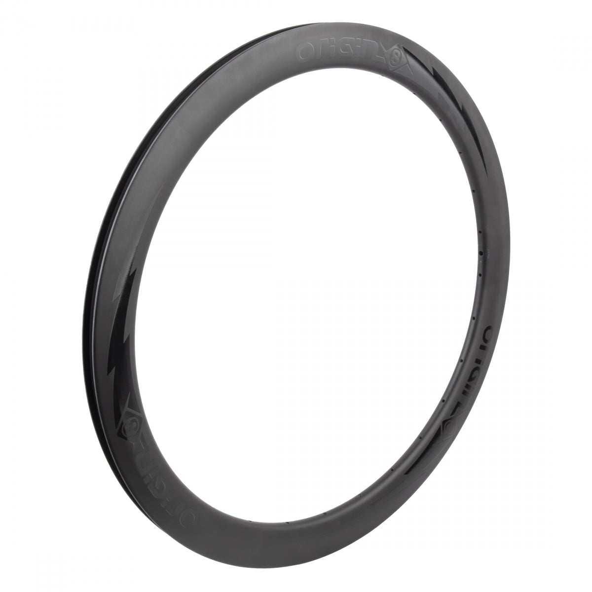 Origin8 Origin8 700C 622X19X50 Bolt 700C Carbon Fiber Bicycle Rim Black Disc Brake