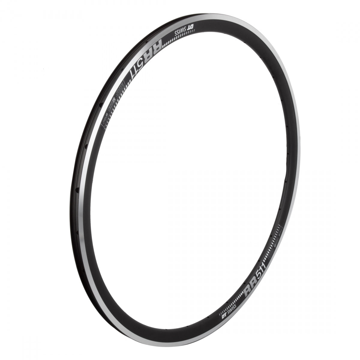 DT Swiss Dt 700C Rr511 700C Bicycle Rim Black 32H Rim Brake