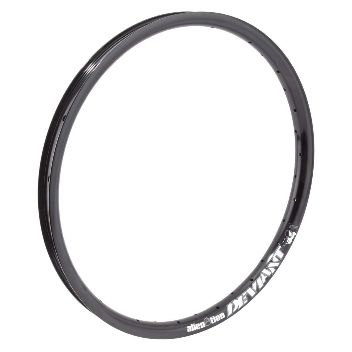 Alienation Deviant 20 in Bicycle Rim Black 36H Disc Brake